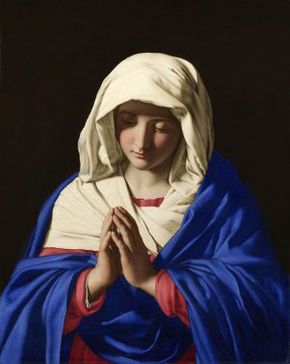 Image - Prière à la Sainte Vierge Marie