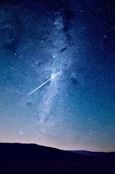 el cielo de medianoche